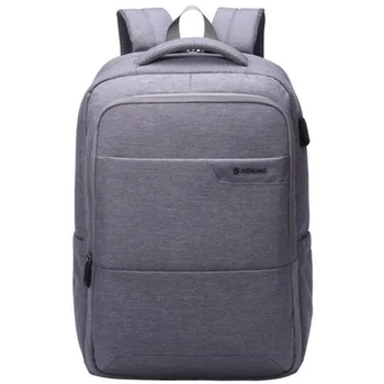 

Business Casual Men and Women Backpack Male Female USB Interface Bag Laptop Bag Mochila