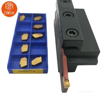 

10 pcs ZQMX4N11-1E YBC251 milling cutter carbide insert CNC machine blade + 1 pcs SPB 26-4 cutting knife holder combination