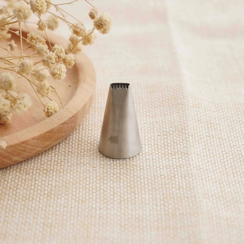 

#46 Small Size Basket Weave Piping Nozzle Basketweave Decorating Tip Nozzle Baking Tools For Cakes Bakeware Icing Tip