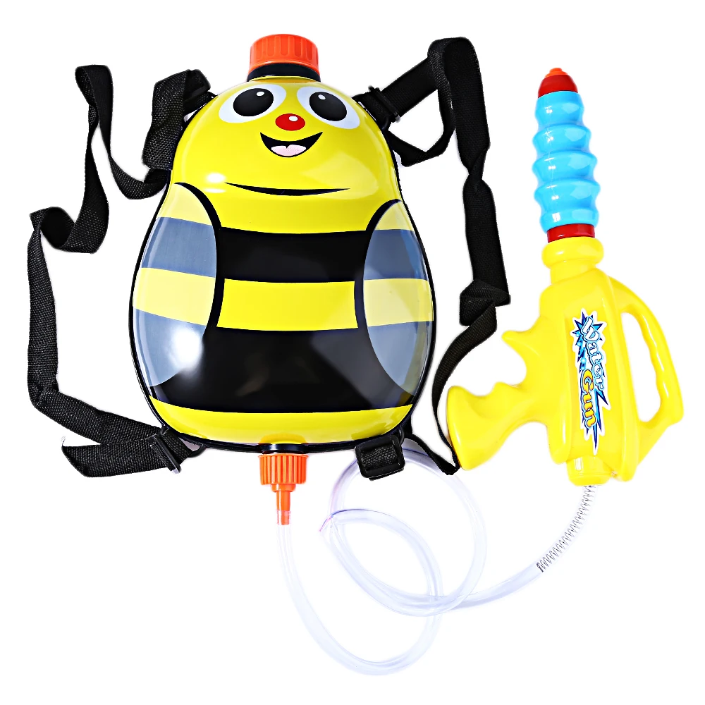 

Kids Cute Ladybird Outdoor Super Soaker Backpack Pressure Water Toy Gun Swimming Pool Toy Children Summer Beach Gaming Water Gun