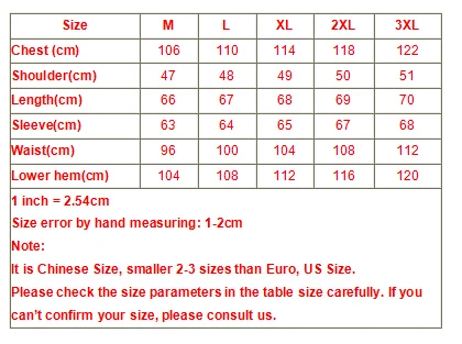 ZH160 SIZE