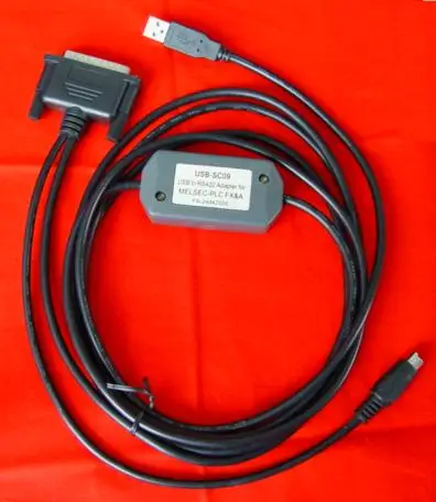 

USB-SC09,USB/RS422 interface is available in A and FX series of Mitsubishi PLC, 3 meters, FREE SHIPPING