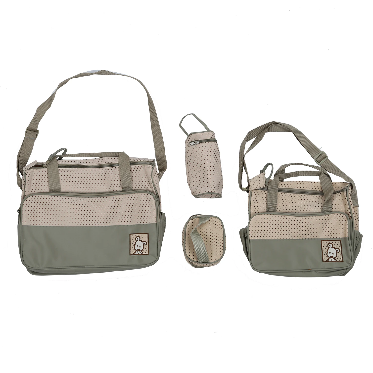 

Large bag Khaki + Bag Lunch Bag and Bottle Bag + Layer Inside Outside