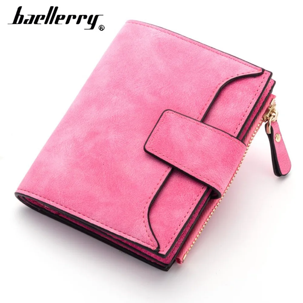 

2018 Baellerry Women Wallets Short Quality Card Holder Female Purses Fashion Casual Zipper Multi-function Coin Brand Wallets