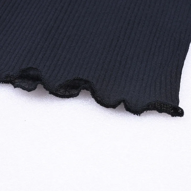 Hirigin/Новинка; модные женские блузки с длинными рукавами; Цвет черный, белый; топ для девочек; повседневные топы с вырезом; блузка для женщин; femme