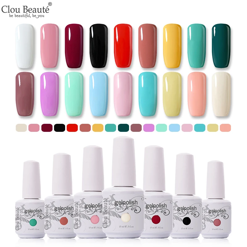 كلو بيوتي مسمار الفن جل للرسم البولندية UV LED شبه الدائم ورنيش مسمار البولندية نقع أوف وايت هلام الألوان هلام مسمار البولندية 15 ml كلو بيوتي مسمار الفن جل للرسم البولندية UV LED شبه الدائم ورنيش مسمار البولندية نقع أوف وايت هلام الألوان هلام مسمار البولندية 15 ml