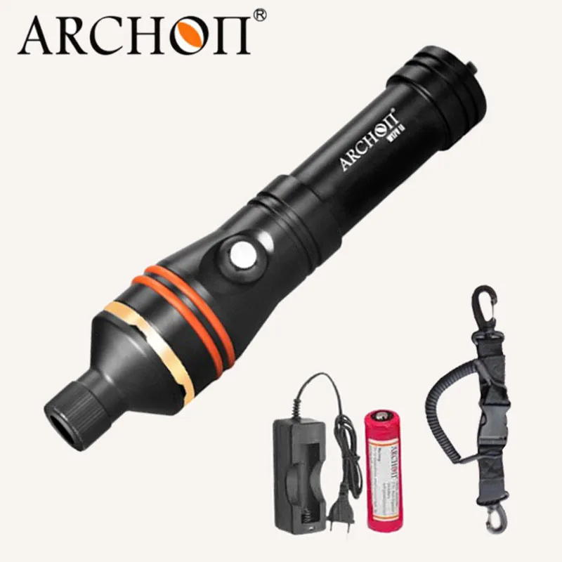 ARCHON D11V II w17v ii Дайвинг фонарик Подводные Пятно Света Tauchlampe XM L2 U2 фотографии видео