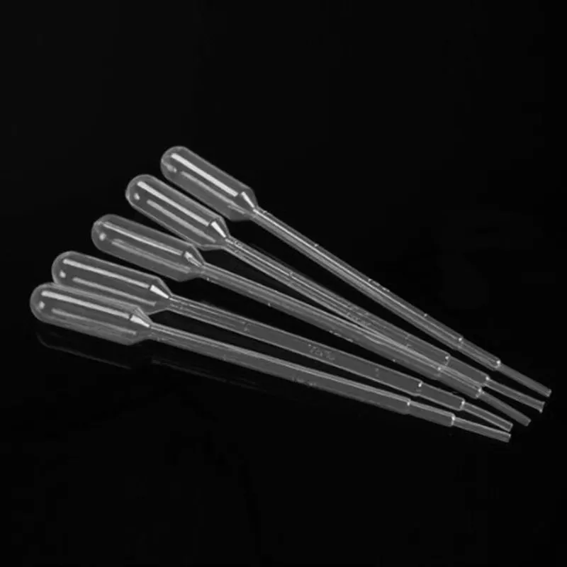 

100PCS 2ml Transfer Graduated Pipettes Simple &Practical Disposable Plastic Eye Dropper Set for Experiment Medical
