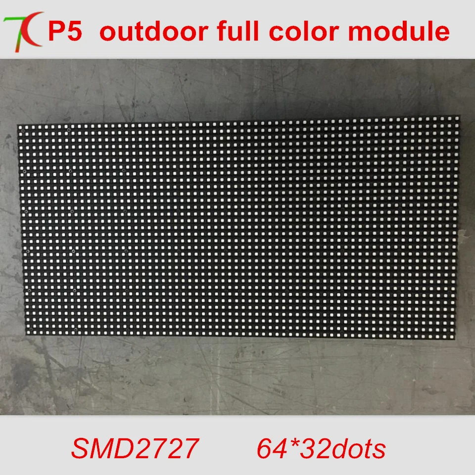 

320*160mm P5 outdoor SMD 8S full color module,64*32 pixels, 40000dots/m2