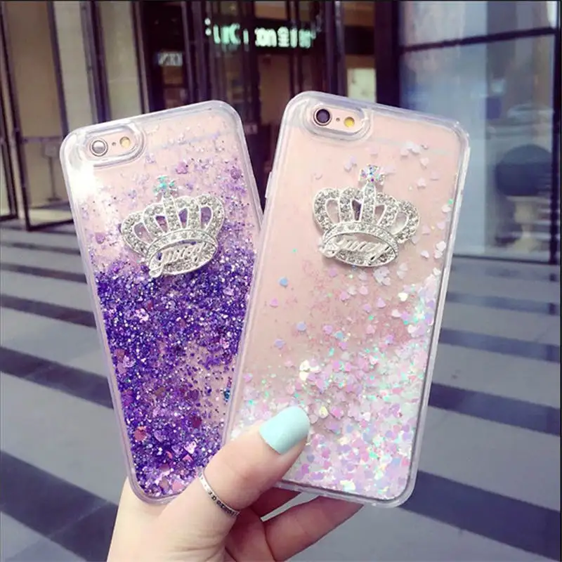 

Diamond-Studded Liquid Quicksand For Iphone 66S 6P 78 78plus Xxs All-Inclusive Soft Shell Drop-Proof Cover