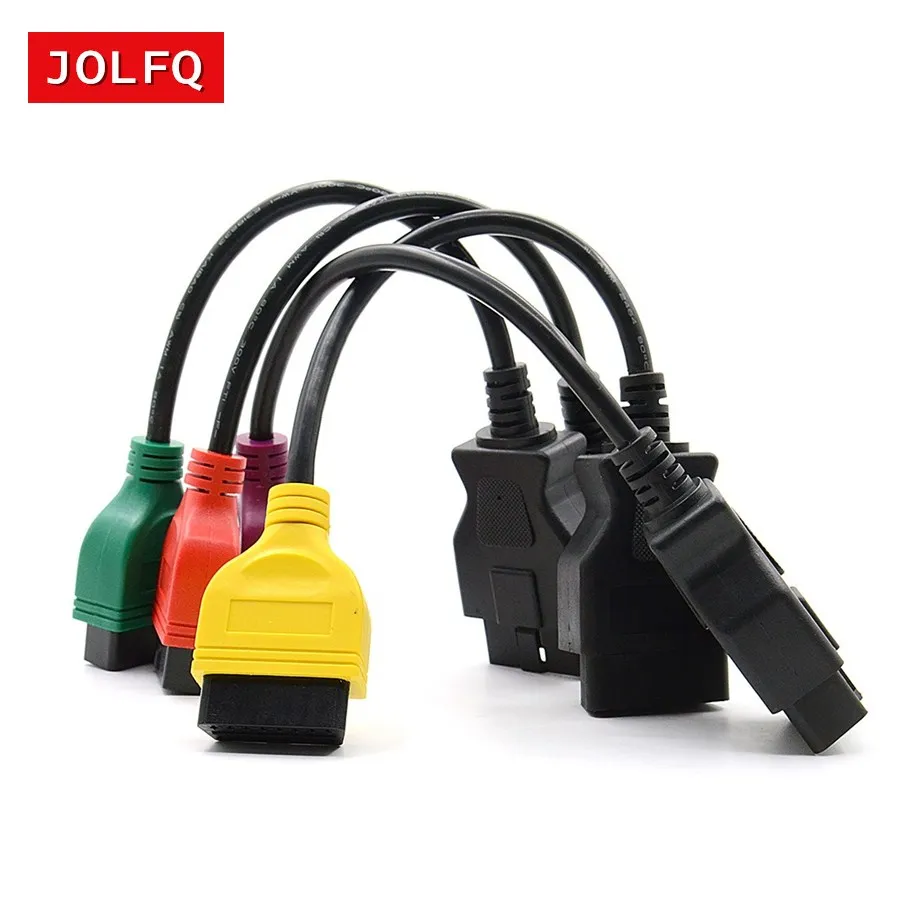 

4PCS/lot High Quality fiatecuscan OBD2 Connector Diagnostic Cable For Fiat ECU Scan MultiECUScan Cable for Fiat 500 Punto Lancia