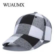 Wuaumx высокое качество Для женщин Бейсбол Кепки весна лето шляпа Для мужчин хлопок плед Snapback хип-хоп Кепки Для мужчин, бейсболка мужская,кепка женская, бейсболка для девочки, картуз женский, шапка унисекс