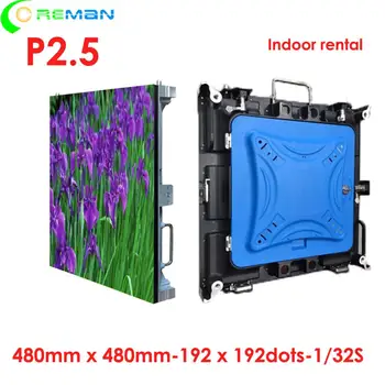 

P2.5 P2 ultra thin full color indoor led screen 3-year warranty dustproof rgb indoor rental led display screens