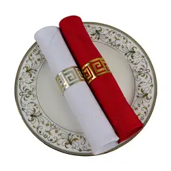 Дешевые красный/белый 48*48 см квадратная полиэфирная столовая салфетка для вечерние украшения отель Ресторан салфетка 6 шт./лот