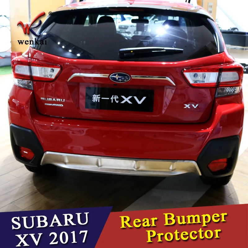 Внешняя задняя стальная накладка на бампер крыльев 1 шт. для Subaru XV GT3 GT7 2017 2018|skid plate