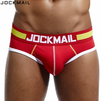 

JOCKMAIL Brand Mens Underwear briefs Sexy cuecas calzoncillos hombre slip Gay Sleepwear Breathable Cotton Male Panties shorts