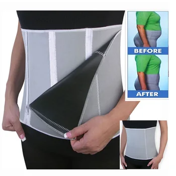 

Adjustable Heating Sauna Belt Slimming Belt Burner Belly Fitness Body Wrap Cellulite Shaper Men Women 5 Zippers Wrap Neoprene