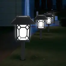 Светодиодный солнечный большой комнатный газонный светильник для фар с двумя посейными аккумуляторными батареями, Ptical Switch 5 Вт, белый свет