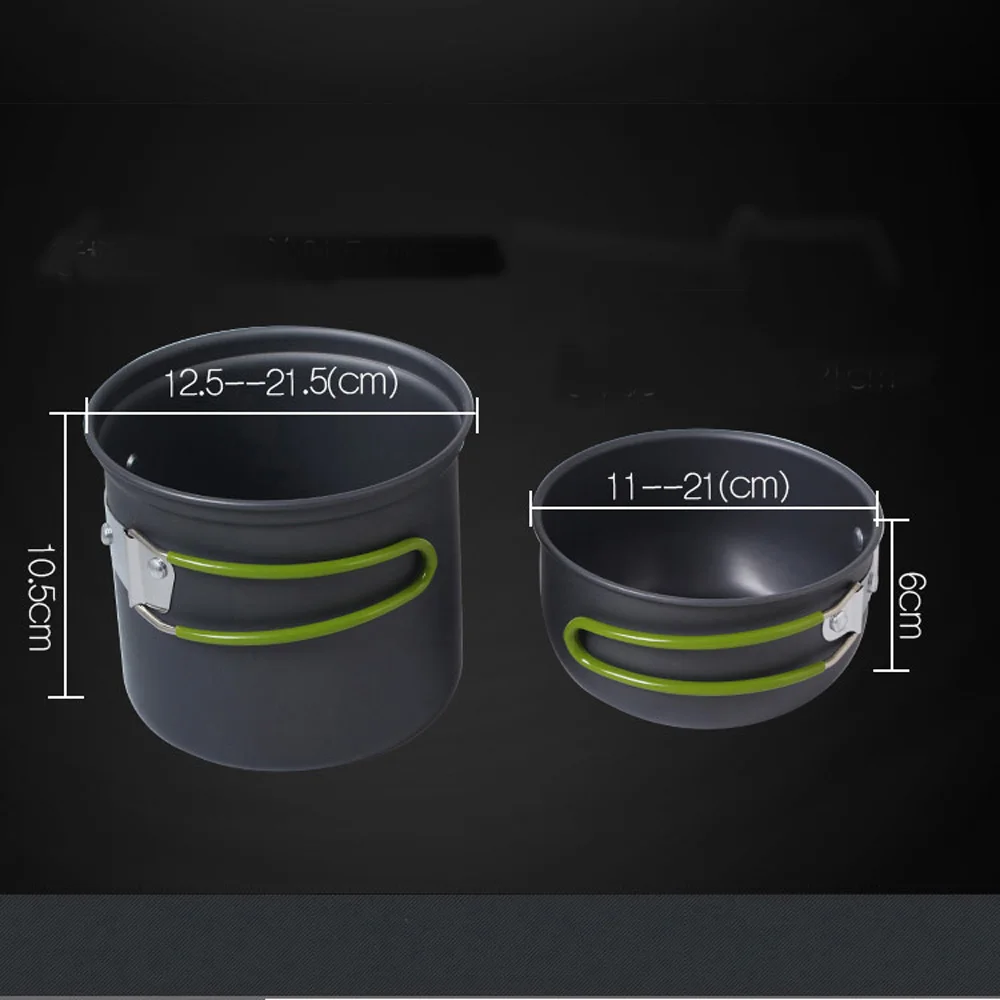 Outdoor Pots Field Stove Set Pot 1-2 People Cookware Set Picnic Camping Pot Camping Pot Factory Direct Sales One Dripship Outdoor Pots Field Stove Set Pot 1-2 People Cookware Set Picnic Camping Pot Camping Pot Factory Direct Sales One Dripship
