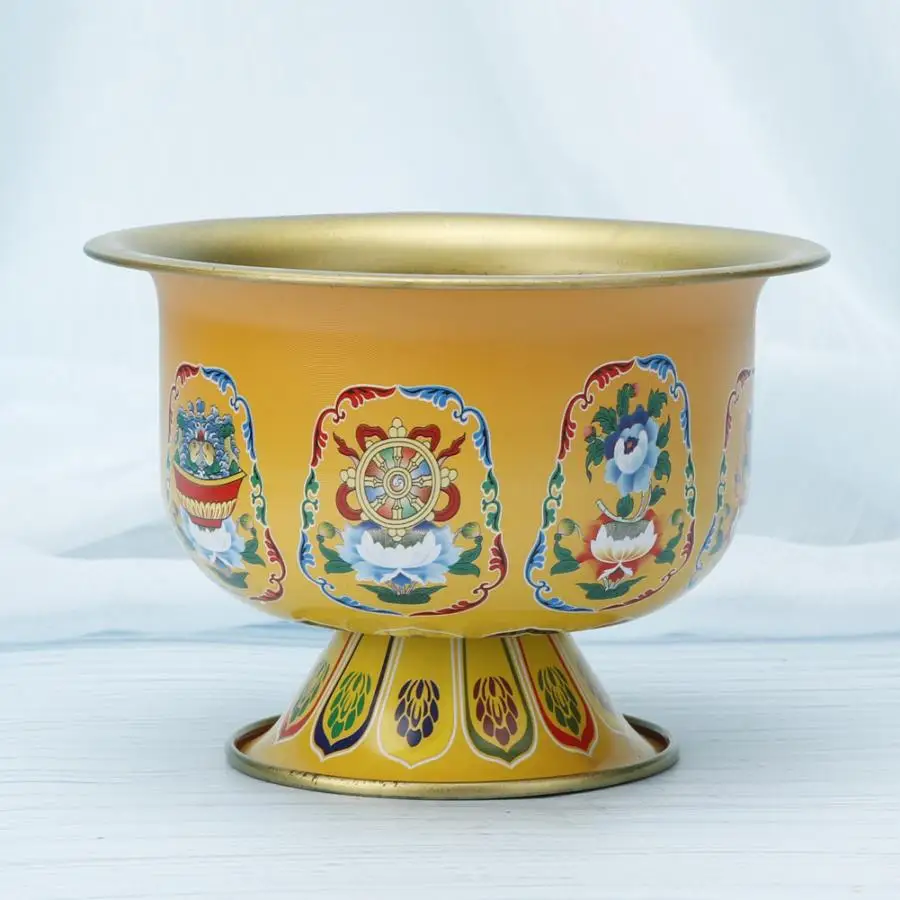 Святая чаша для хранения чаша-держатель благоприятный божественный тибетский Будда чаша для воды святая чашка для воды Буддийские принадлежности