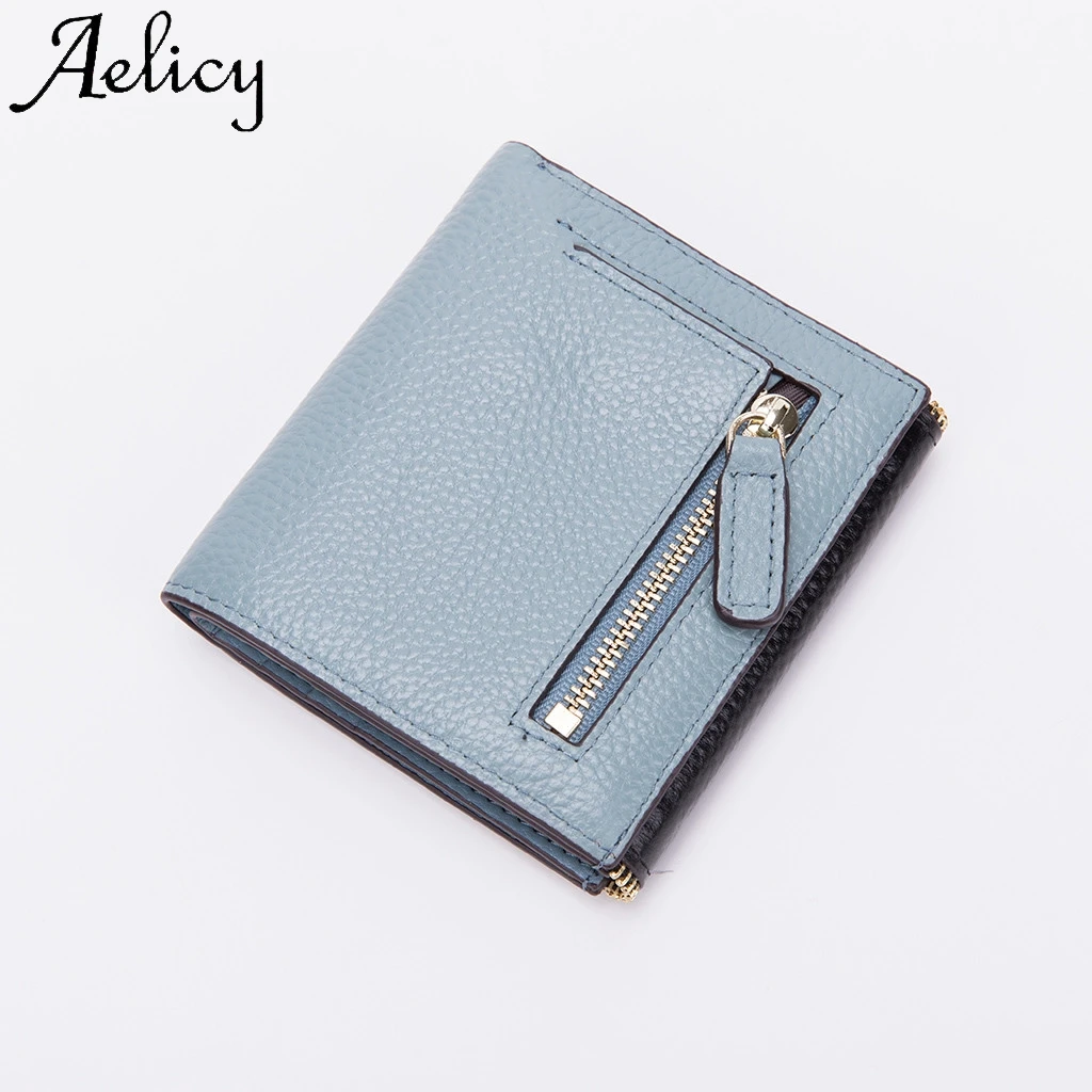 

Aelicy Women New Anti-Theft Brush Anti-Degaussing Multi Credit Card Money card packa High Quality Solid Bag Phone Pocket