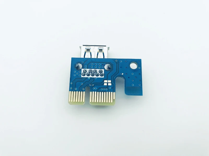 10 шт. переходная карта PCI 1X e X1 Riser 180 градусов к USB для 006 006C 007S 008S|Компьютерные