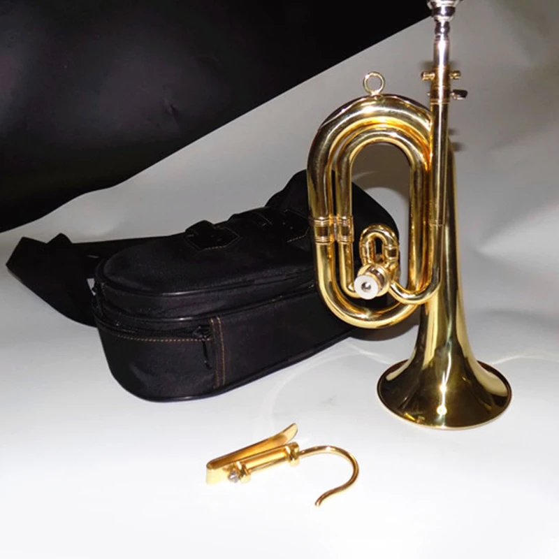 Bb Spanish Horn Yellow brass with Bag lacquer silver nickel plated Professional trumpet