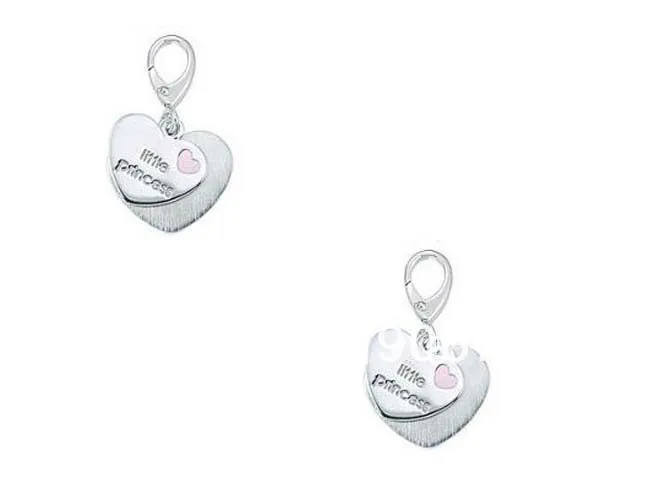 Best-selling Free Shipping 100pcs a lot two hearts charm jewelry | Украшения и аксессуары