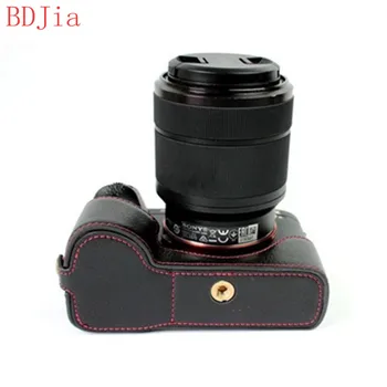 

Genuine Cowhide Leather Half Body Camera Case Base For Sony A7II A7RII A7SII With Battery Opening,Free Shipping