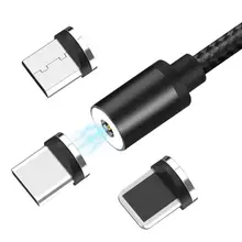 Магнитный usb-кабель EGEEDIGI для iPhone Xs Max Xr Xs X 8 7 6 Магнитный зарядный кабель для передачи данных Магнитный зарядный шнур