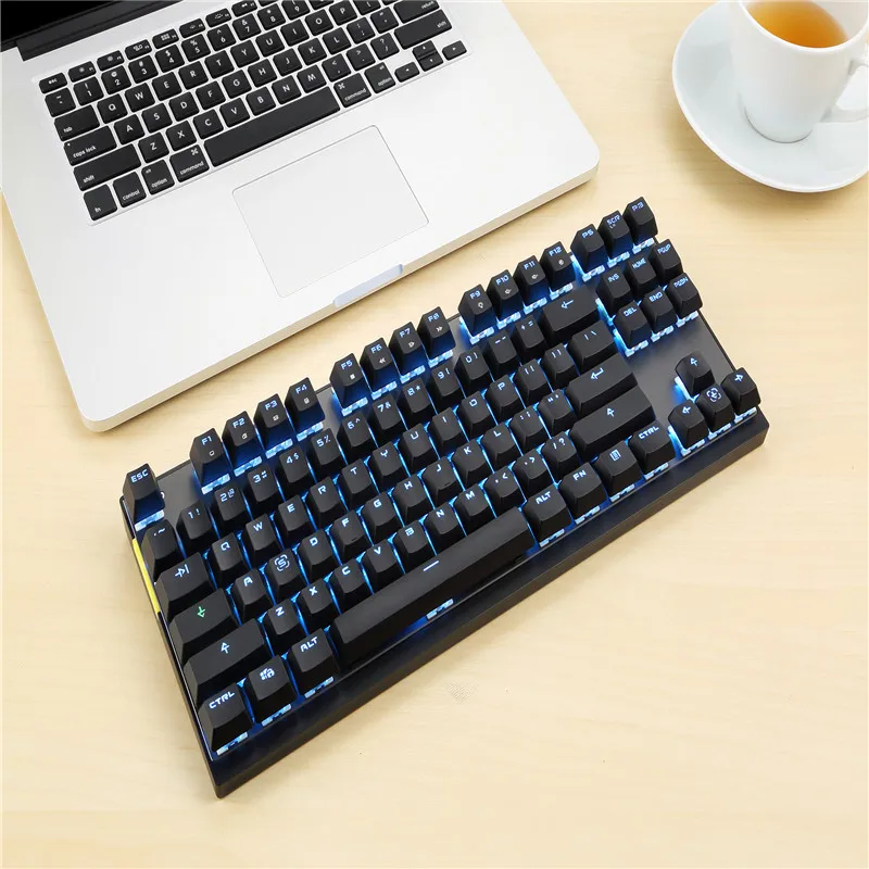 Motospeed GK82 2.4G Wireless Gaming mechanical keyboard Dual Mode 87 key mini keyboard LED Backlit usb Receiver