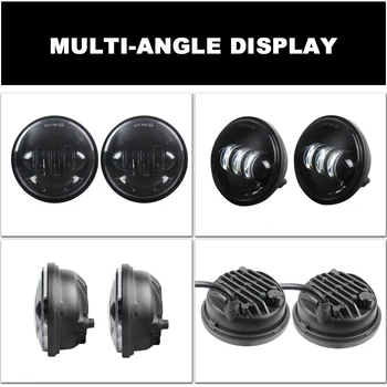 

Motorcycle 4.5" LED Fog Headlight Passing Lamp Spot