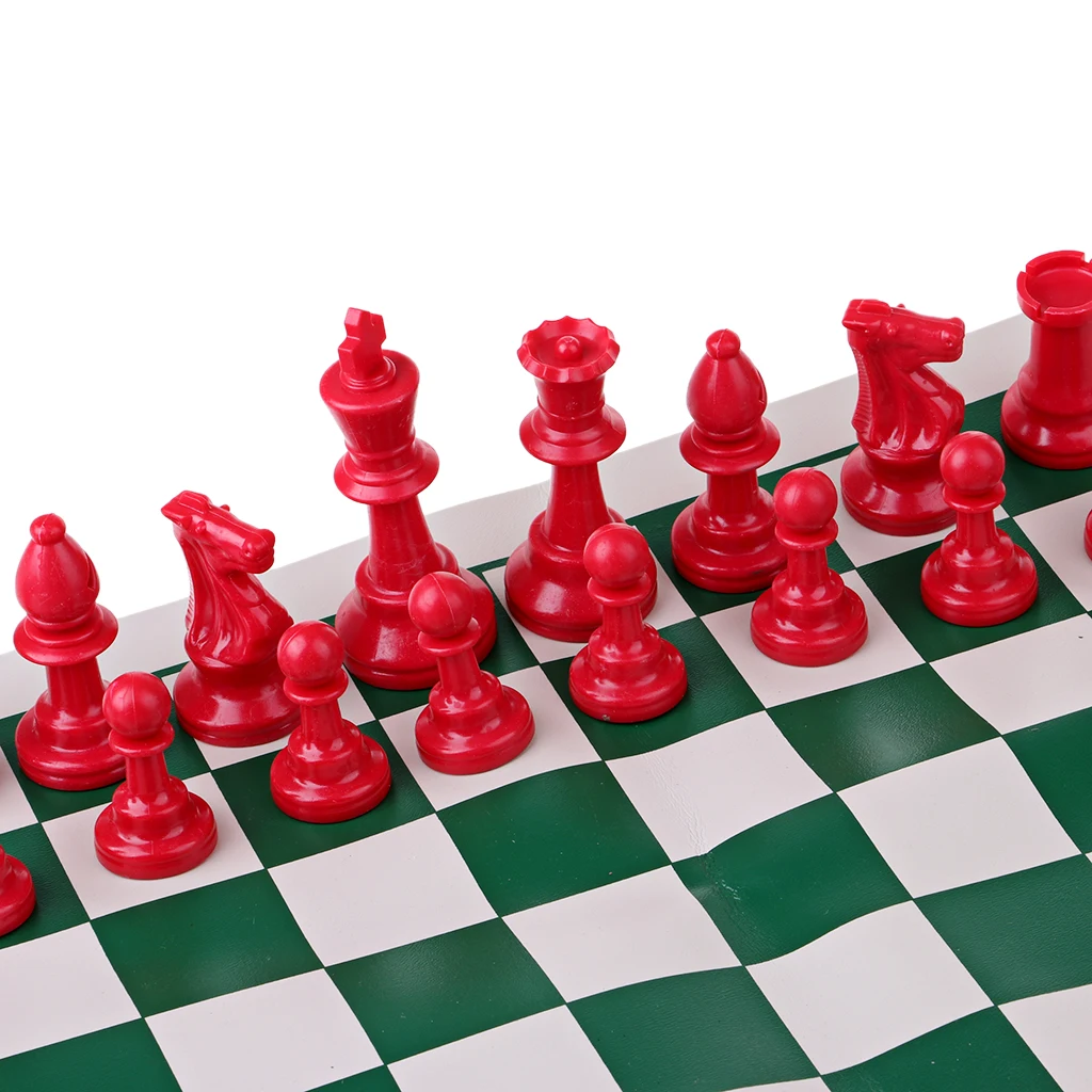 Soft Folding Chess Board Chessman Portable Set High Quality Games Camping Travel Home