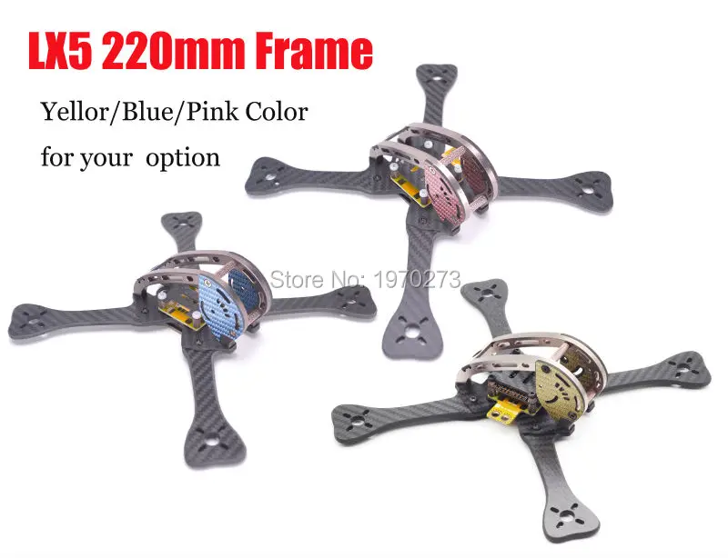 

Mini FPV 220 220mm quadcopter carbon fiber frame w/ 4mm arm for Leopard GEP-LX5 GEP LX5 Support RunCam Swift 2 camera