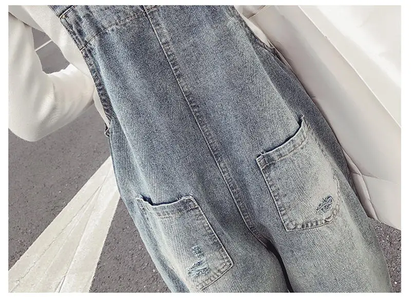 Размера плюс 4XL джинсы для женщин в стиле бойфренд джинсовые комбинезоны шаровары женские летние комбинезоны повседневные джинсовые комбинезоны для женщин C5394