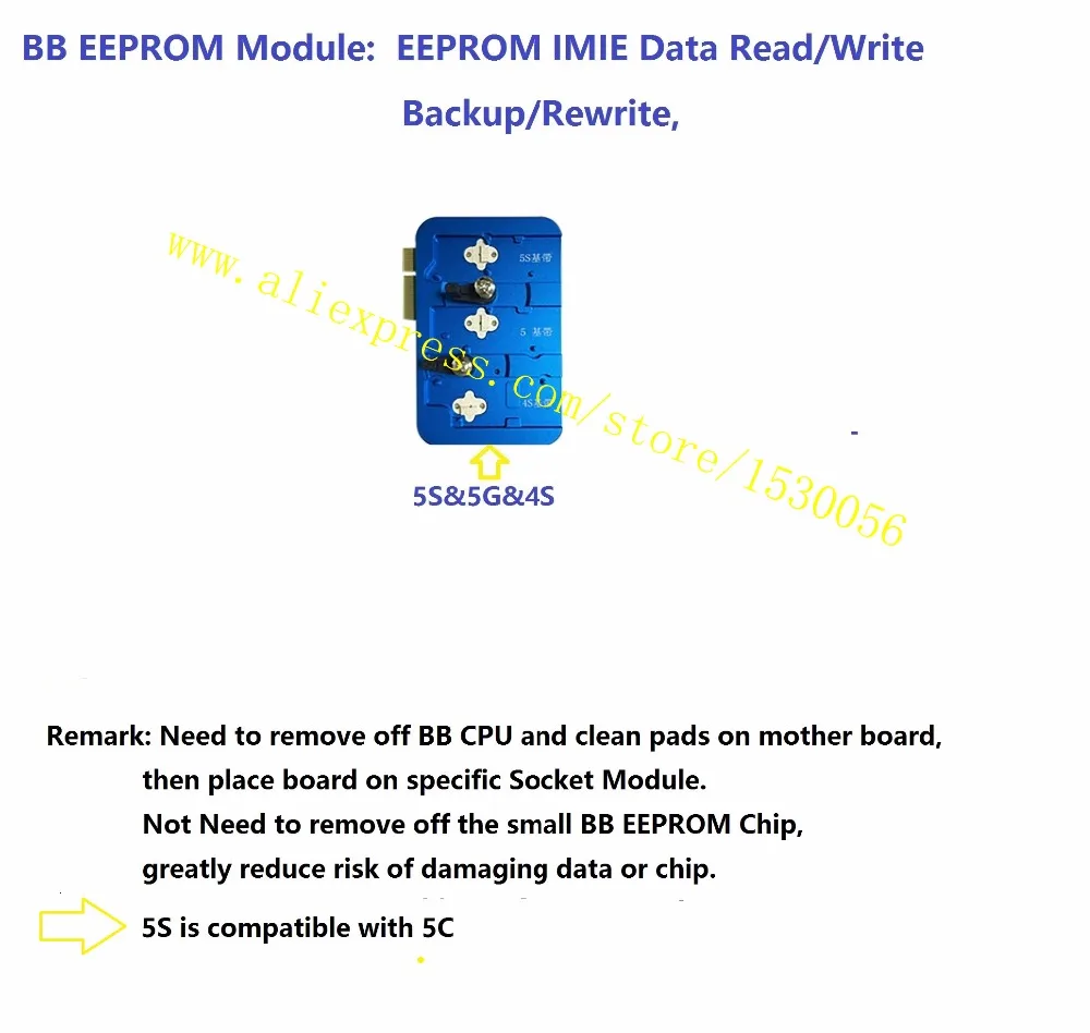 Плата JC PRO1000 baseband bb eeprom модуль розетки для фотографий/5C/5S/Φ qualcomm imei инструмент