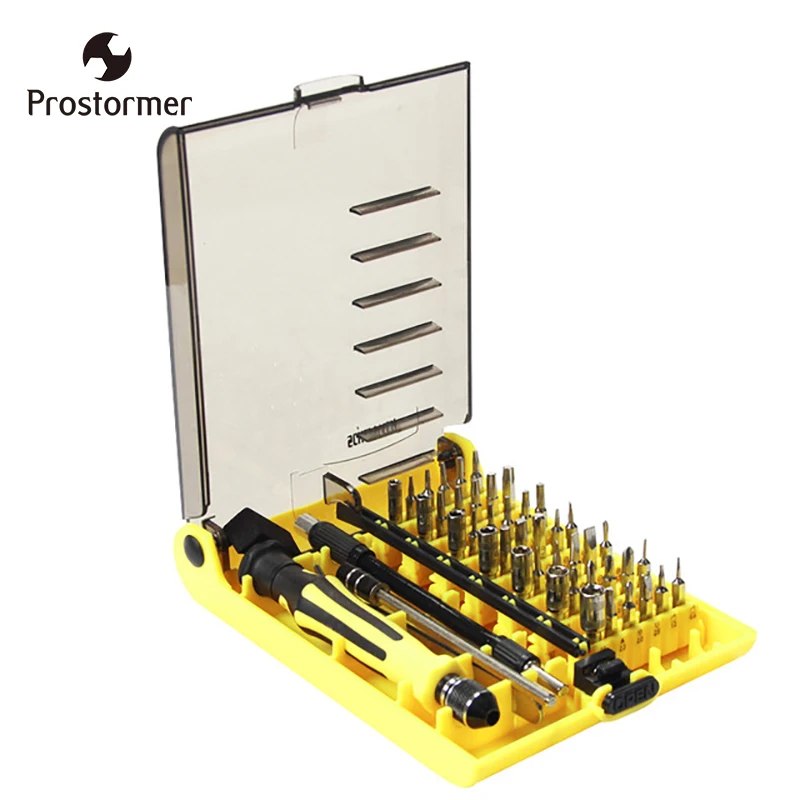 

Prostormer 45 in1 Hand Tool Set Multi-purpose Precision Magnetic Hand Screwdriver Set Household for Phone PC Repair Kit Iphone