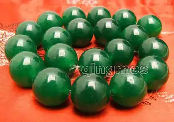 

Big 20mm Green Round Natural beads Loose Beads strand 15'' for jewelry making-los744
