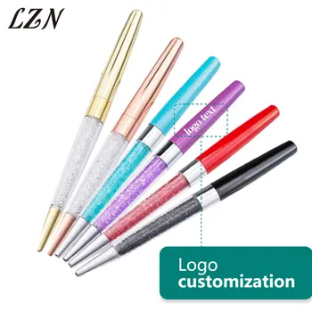 

LZN High Quality Free Engraved Logo/Text Buoy Style Metal Ballpoint Pens Company Business Advertisement Pen Free Shipping