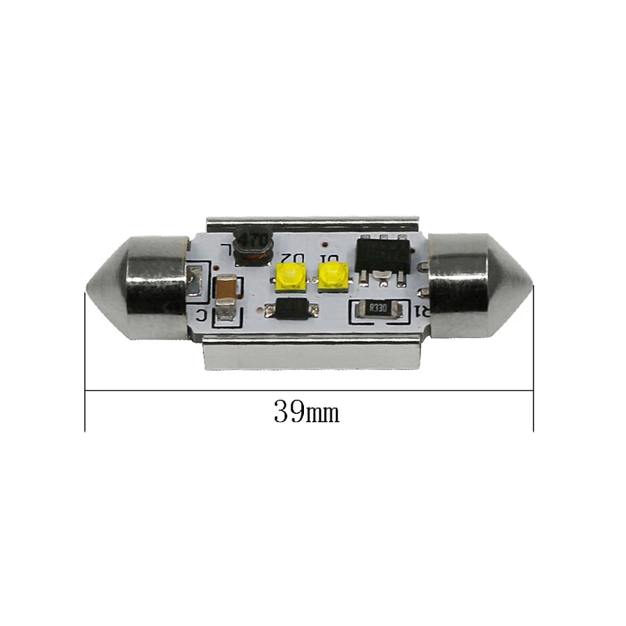 YCCPAUTO C5W 36 мм 39 мм 42 мм Купол гирлянда Canbus Cree светодиодный чип автомобиля лампа для чтения высокой мощности белый свет номерного знака 1 шт