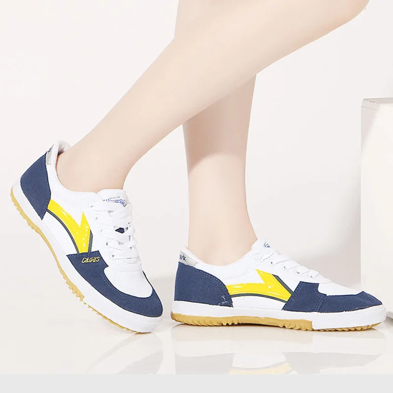 USHINE EU35-44 Canvas Retro Comprehensive Fitness Training Sports Shoes Badminton Table Tennis sports shoes
