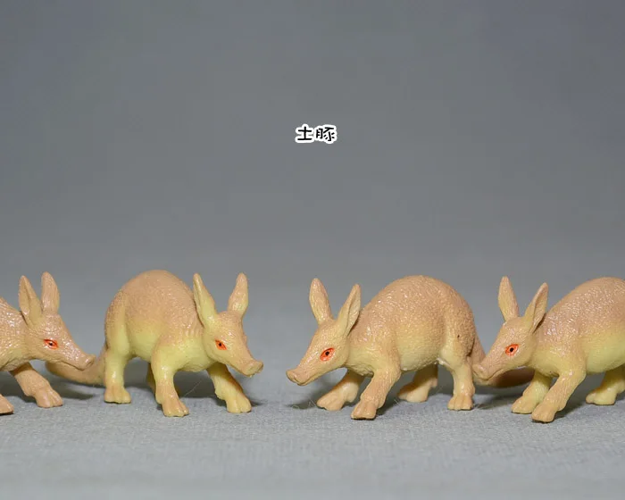 aardvark Small solid animal model toy eco-friendly...