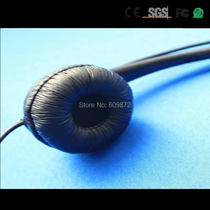 Linhuipad Low Cost over the ear headphones 2 5MM Jack plug l 2M cord hospital trains buses call center headsets