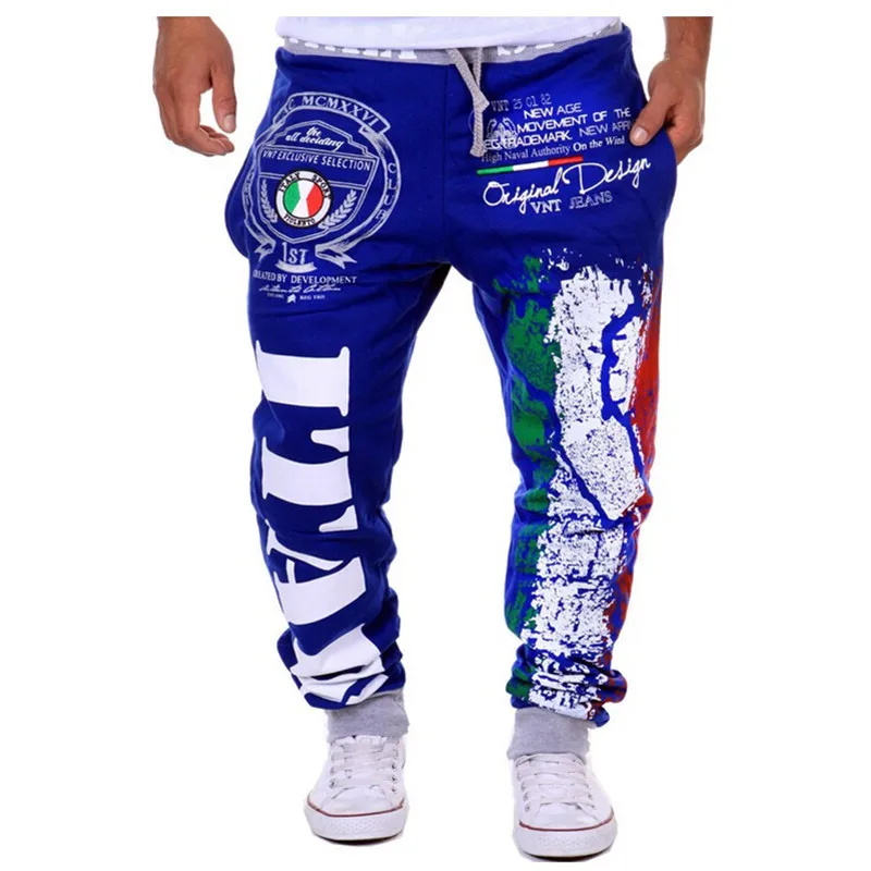 Pants Men Cargo Harem Pants Male Long Trousers Fashion Casual Italy ...