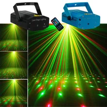 AUCD Mini Portable RG Laser Projector Lights DJ Home Xmas Party Holiday Show Stage Lighting OI100