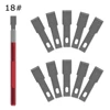 Mango de cuchillo con 10 hojas de repuesto 18 # REPARACIÓN DE PCB, herramientas de tallado de madera, herramienta de corte artesanal, 1 ud. ► Foto 1/4