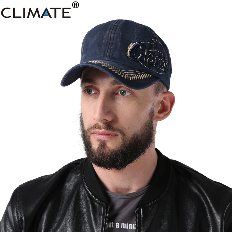 Buy CLIMATE Heavy Washed Denim 3D Classic Logo Cool