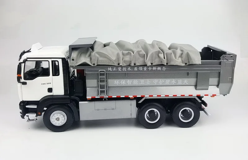 Коллекционная модель из сплава 1:24 сверхмощный Грузовик SinoTruk Sitrak C6G самосвал строительная техника литая игрушка модель украшения