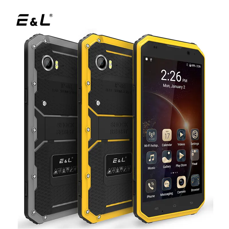 E L W9 Smartphone 6 0 Inch FHD 2GB 16GB 5MP 8MP IP68 Waterproof Shockproof MTK6753