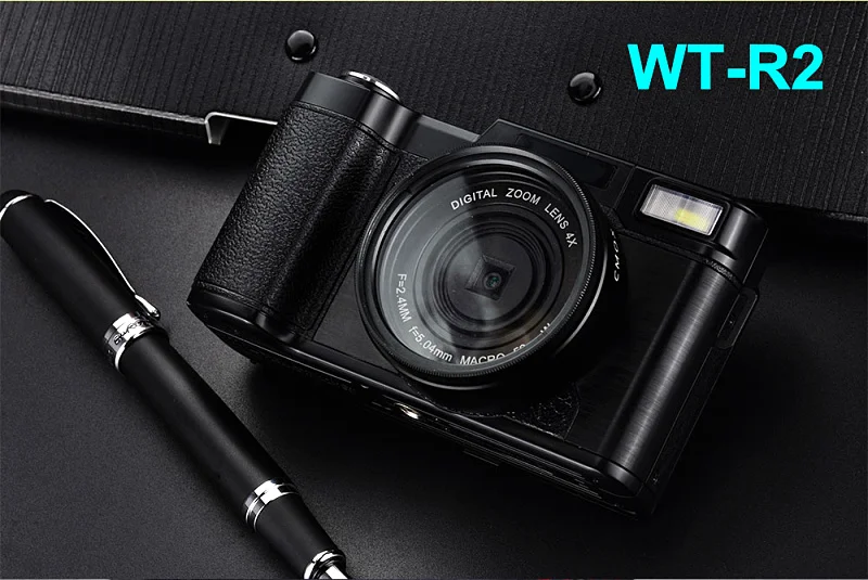 Winait WT-R2 DSLR камера 24MP съемка 8.0MP CMOS профессиональная цифровая камера 3," ЖК-дисплей FHD 1080P цифровой видеорегистратор